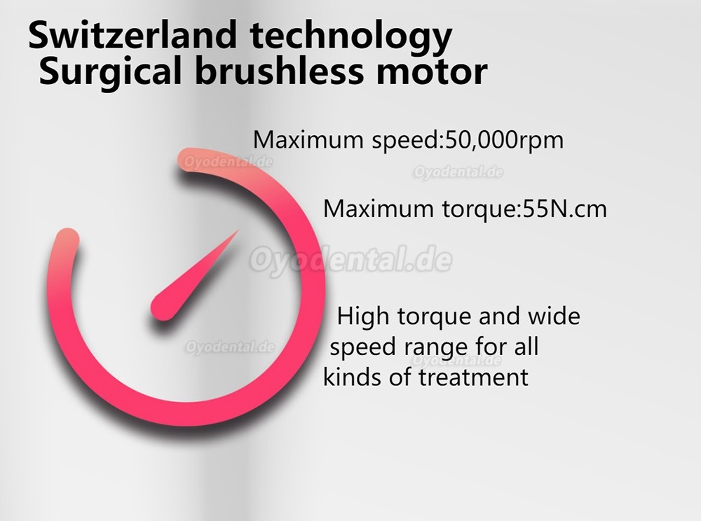 YUSENDENT® COXO C-Sailor+ Zahnimplantatsystem Chirurgischer bürstenloser Motor 20:1 Handstück
